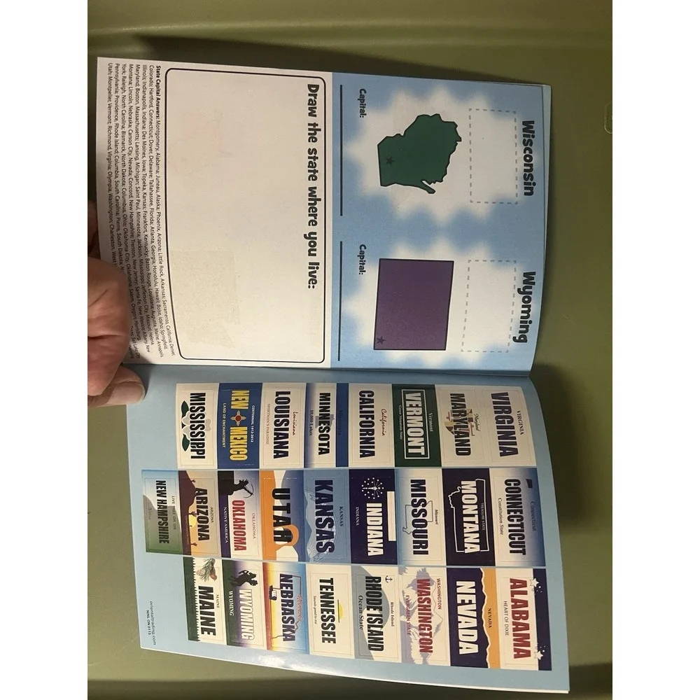My License Plate‎ Travel Book Stickers New Summer Travel Kids Games